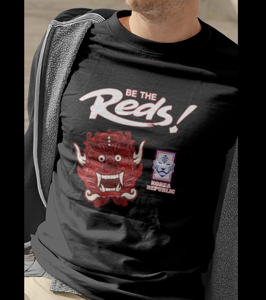 Korea Republic Be The Reds Taeguk Warriors Football Team T-Shirt