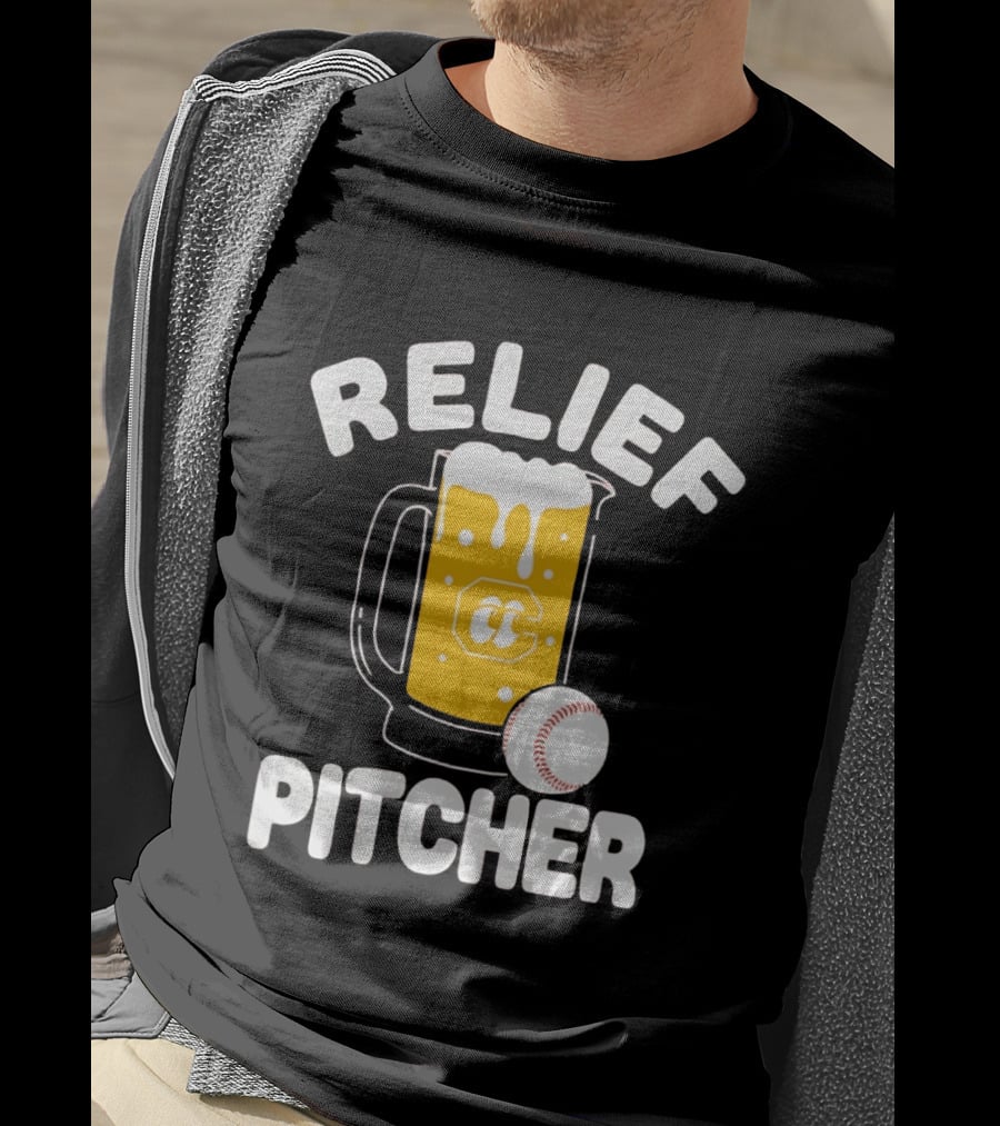 Chattanooga Lookouts Relief Pitcher Beer Baseball C T-Shirt