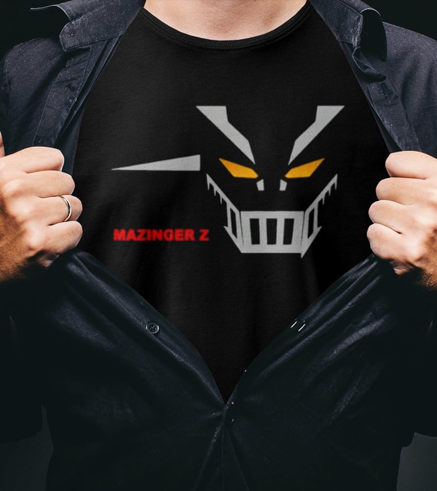 Mazinger Z Robot Face Iconic Mecha Anime T-Shirt