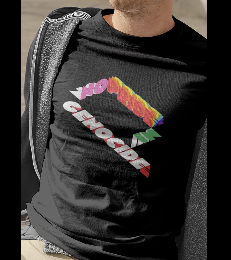 No Pride In Genocide Colorful 3D T-Shirt