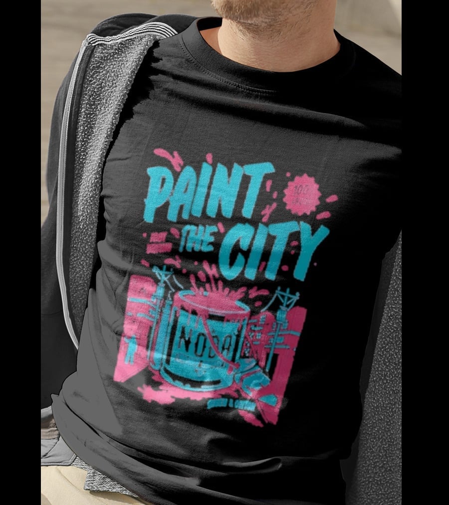 Paint The City Nola New Orleans Drew Orleans T-Shirt