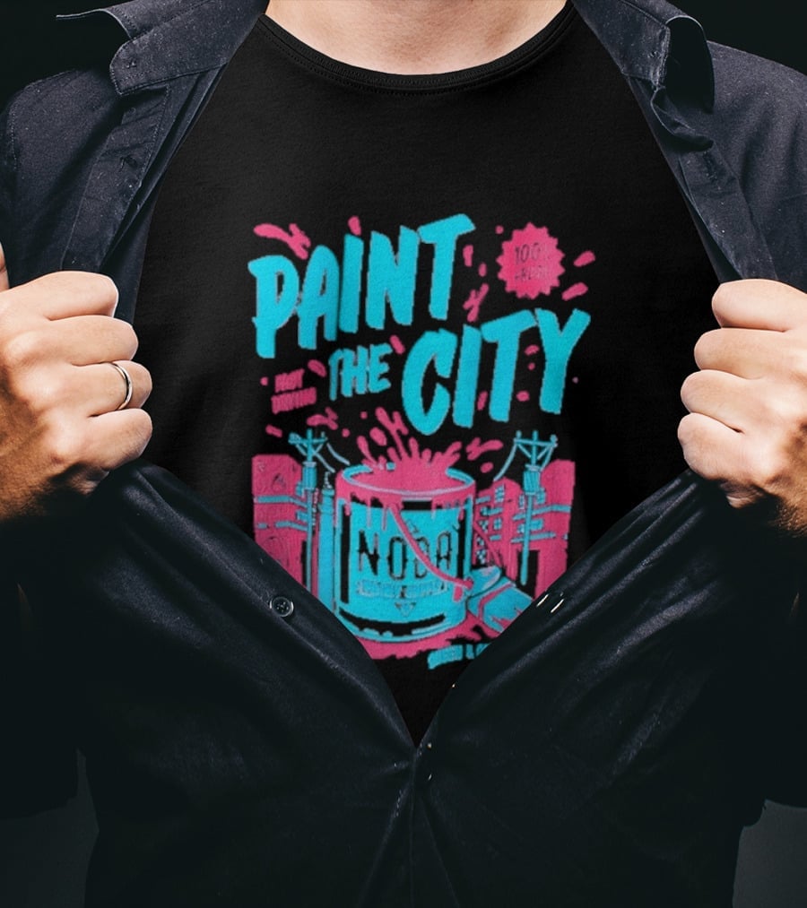 Paint The City Nola New Orleans Drew Orleans T-Shirt