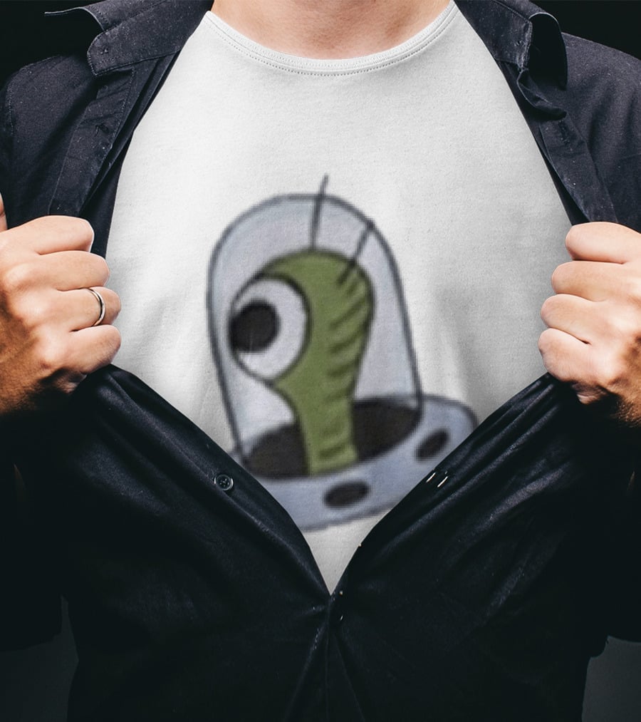 Bizarro Secret UFO Alien Spaceship T-Shirt