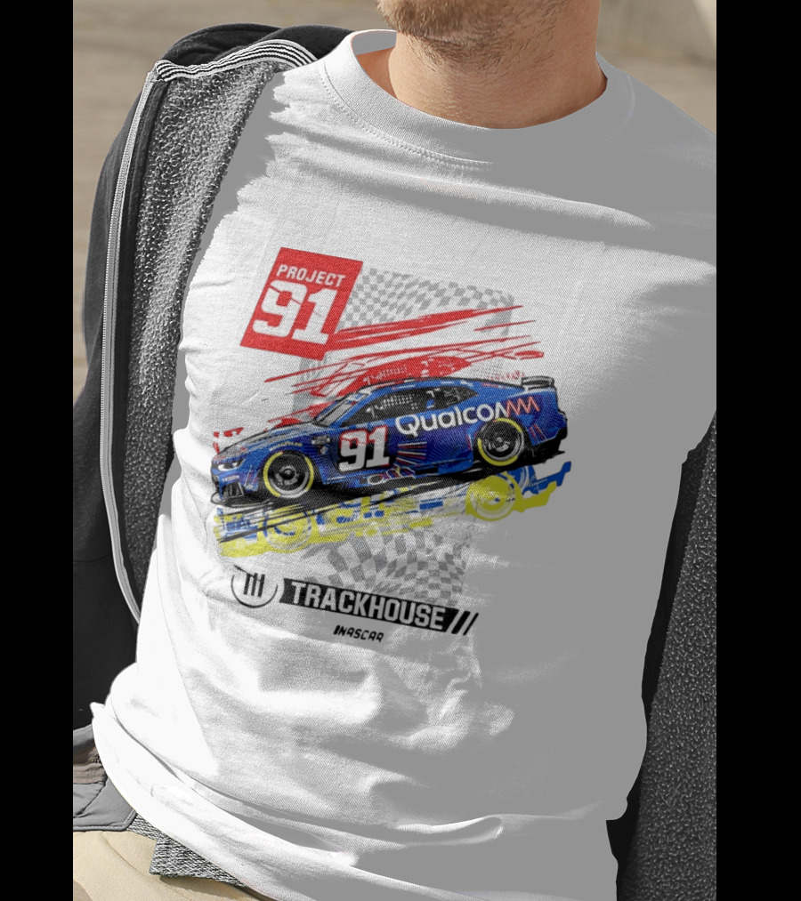 Project 91 Trackhouse Racing Qualcomm NASCAR T-Shirt