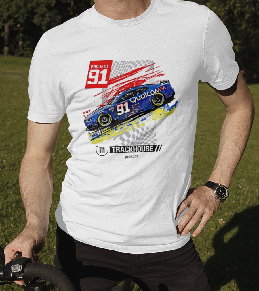 Project 91 Trackhouse Racing Qualcomm NASCAR T-Shirt