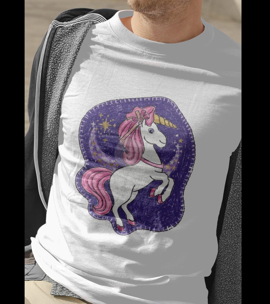 Lizzie Unicorn Dreams Come True Disney Starry Night T-Shirt