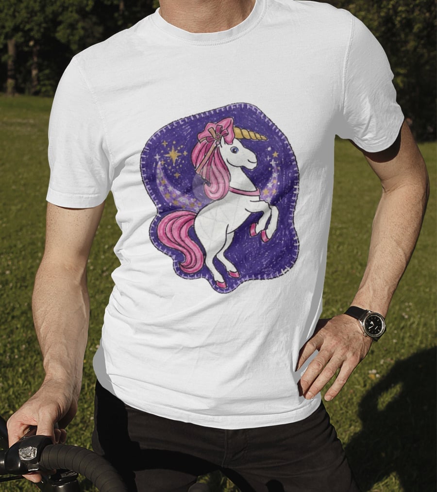 Lizzie Unicorn Dreams Come True Disney Starry Night T-Shirt