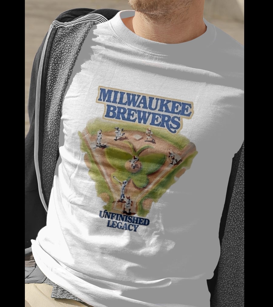 Milwaukee Brewers Unfinished Legacy Baseball Field T-Shirt