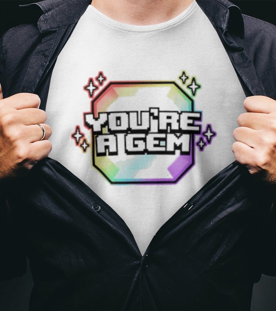 You're A Gem Emidivergent Pride Stars Rainbow T-Shirt