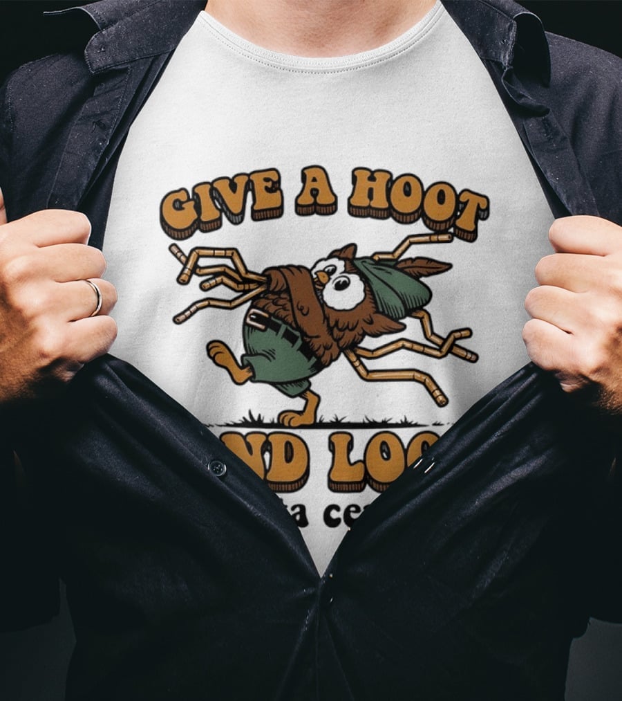 Give A Hoot And Loot A Data Center Owl With Circuit Board Wings T-Shirt