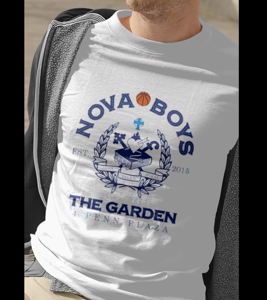 Nova Boys Collegiate Basketball The Garden 4 Penn Plaza Est 2016 T-Shirt