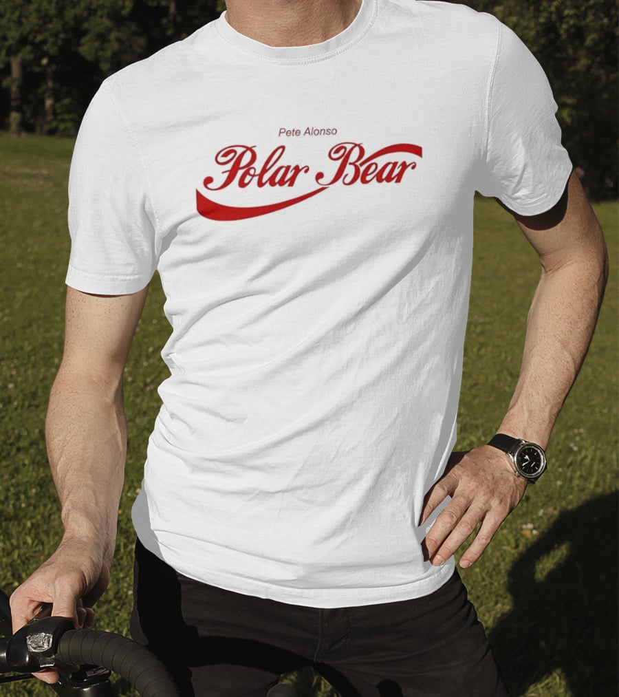 Pete Alonso Polar Bear Coca Cola Style Orioles T-Shirt