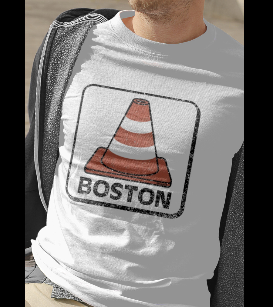 Boston Traffic Cone Urban Humor T-Shirt