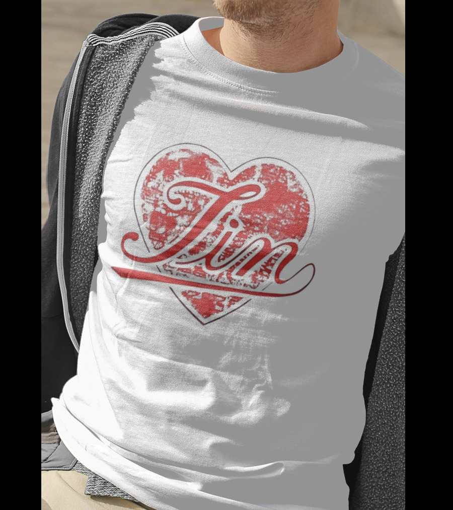 BTS Army Red Jin Heart T-Shirt