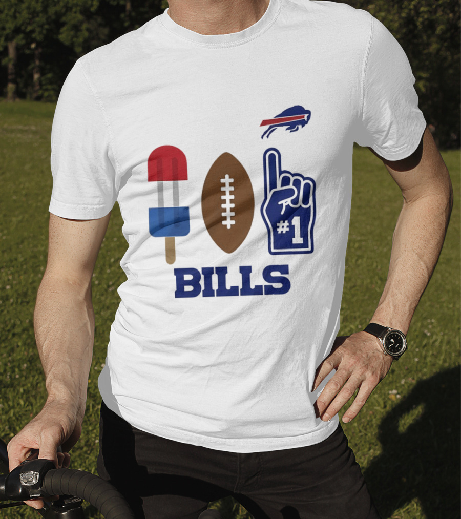 Buffalo Bills Football Popsicle Foam Finger 2026 Season T-Shirt