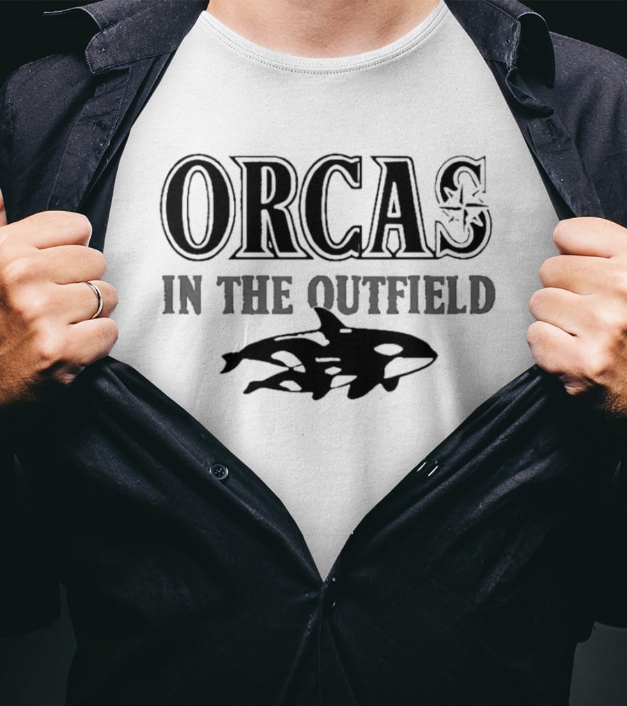 Orcas In The Outfield Mariners 2026 T-Shirt