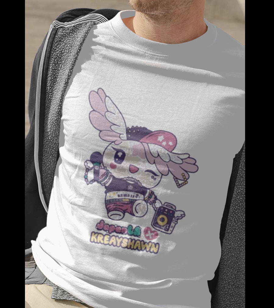 Michi Kreayshawn JapanLA Kawaii Bunny DJ Vibes T-Shirt