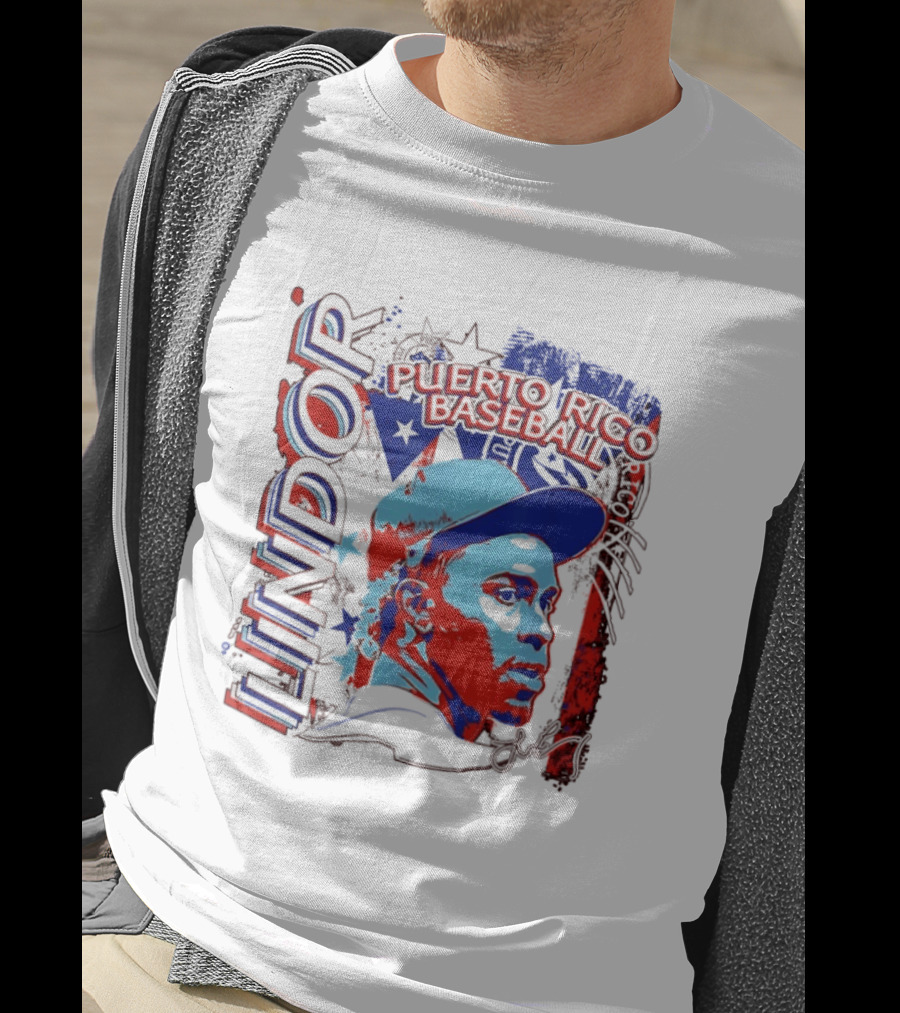 Francisco Lindor Puerto Rico Baseball MLB Player T-Shirt