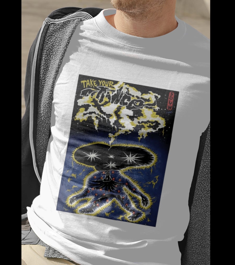 Take Your Chance SLW Electric Cosmic Figure Explosion T-Shirt