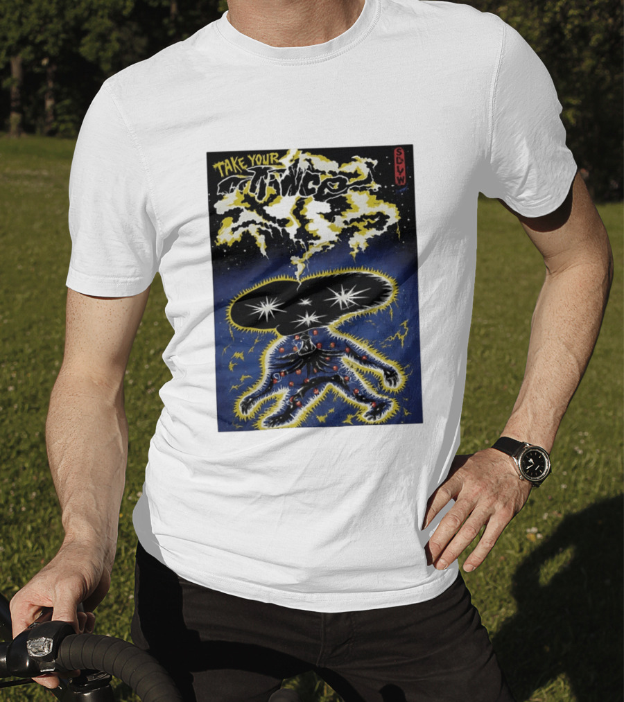 Take Your Chance SLW Electric Cosmic Figure Explosion T-Shirt