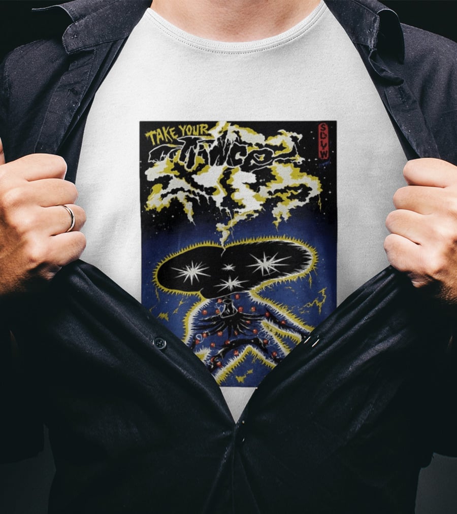 Take Your Chance SLW Electric Cosmic Figure Explosion T-Shirt