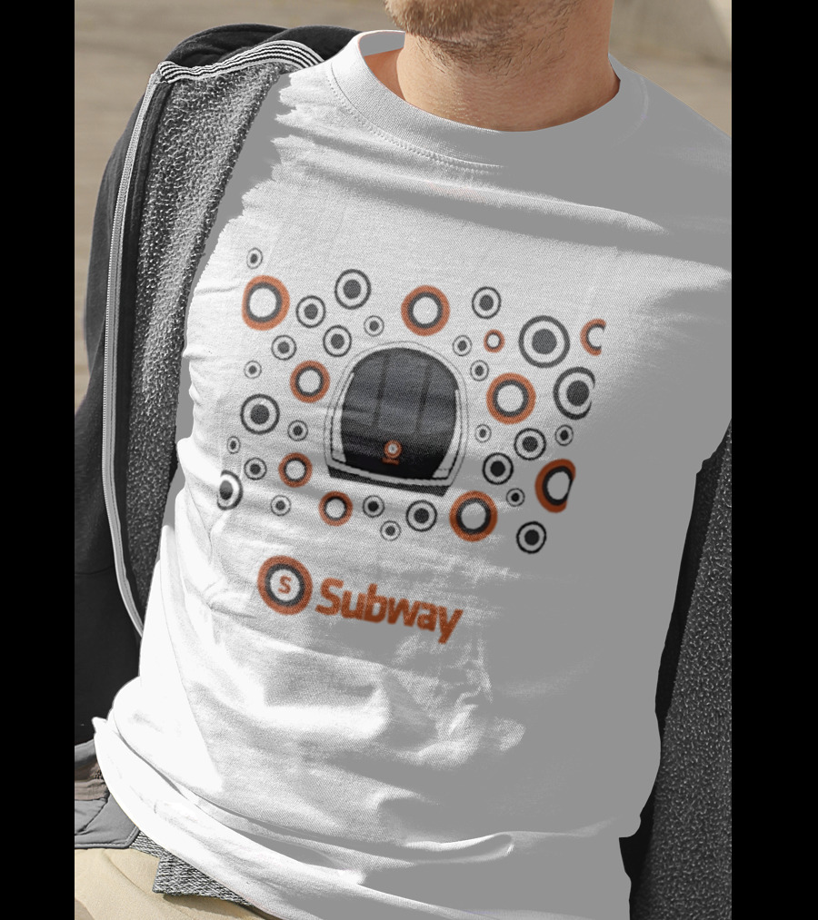 Glasgow Subway Mini Train Driver Subway Circles T-Shirt