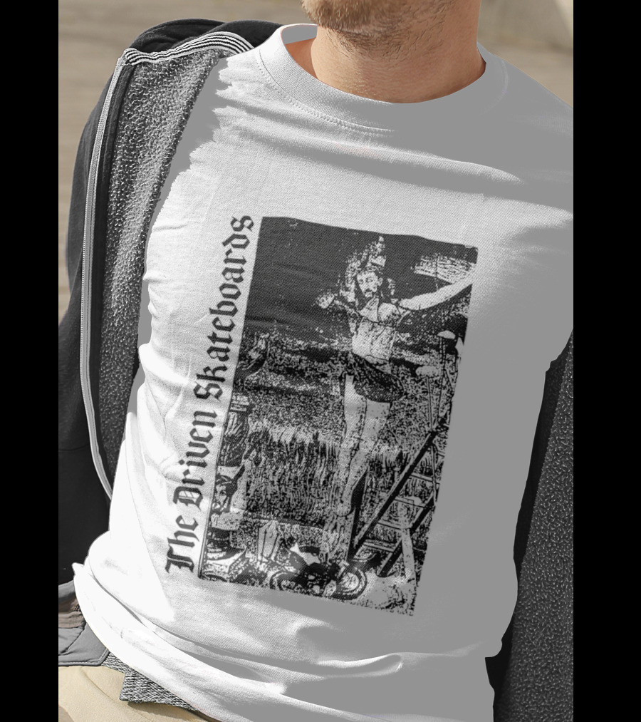 The Driven Skateboards Skeleton Rider T-Shirt