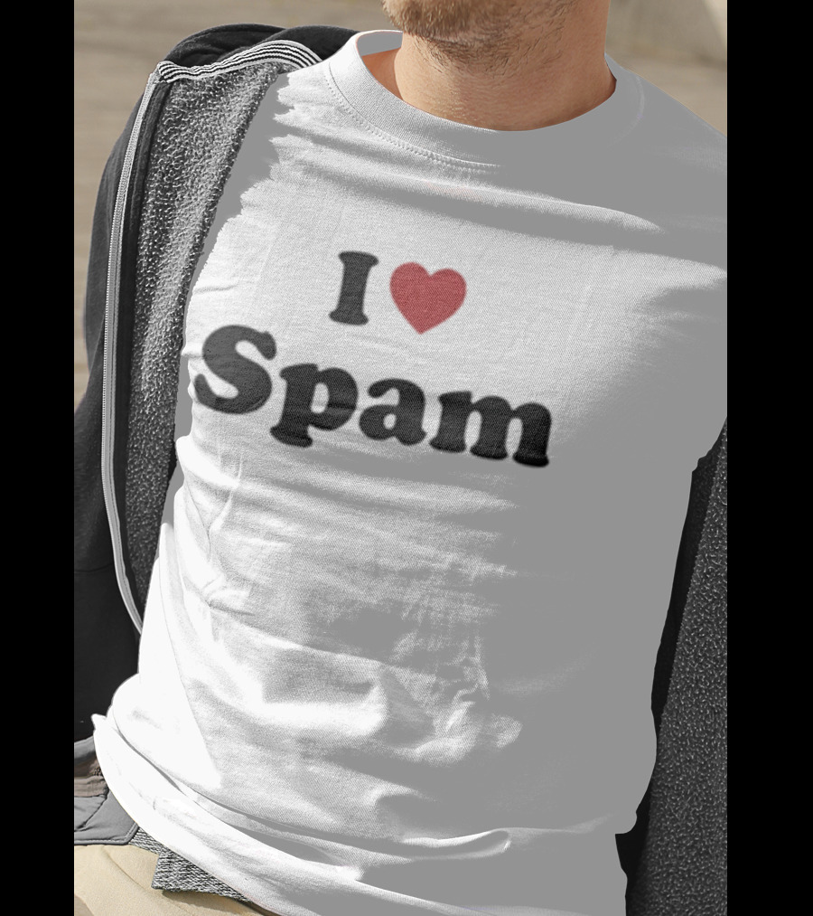 I Love Spam Heart Humor T-Shirt