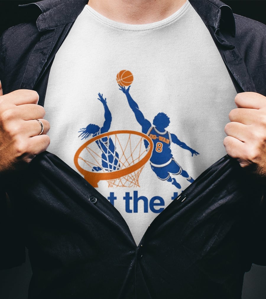 OG Anunoby New York Knicks Basketball Just The Tip NBA 2026 T-Shirt