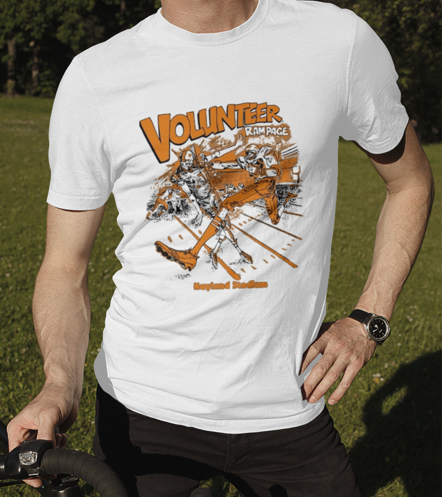 Volunteer Rampage Neyland Stadium Tennessee Volunteers T-Shirt