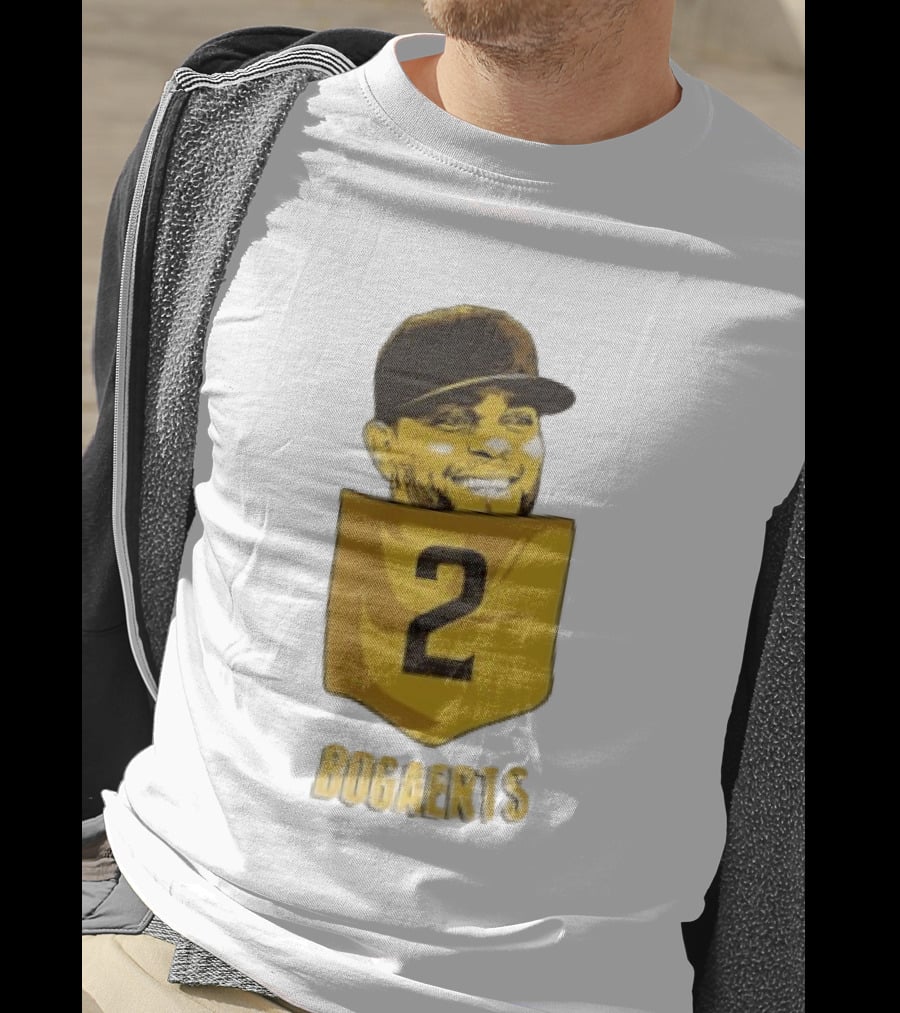 Xander Bogaerts 2 San Diego Padres Baseball MLB Pocket T-Shirt