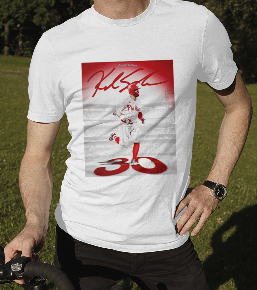 Philadelphia Phillies Kyle Schwarber 30 Home Runs Phillies Stadium T-Shirt