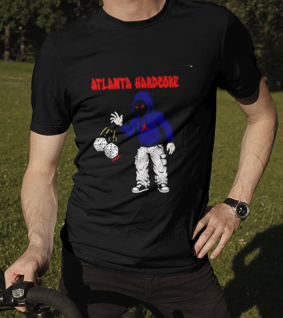 Atlanta Hardcore Braves Dice Throw Streetwear T-Shirt