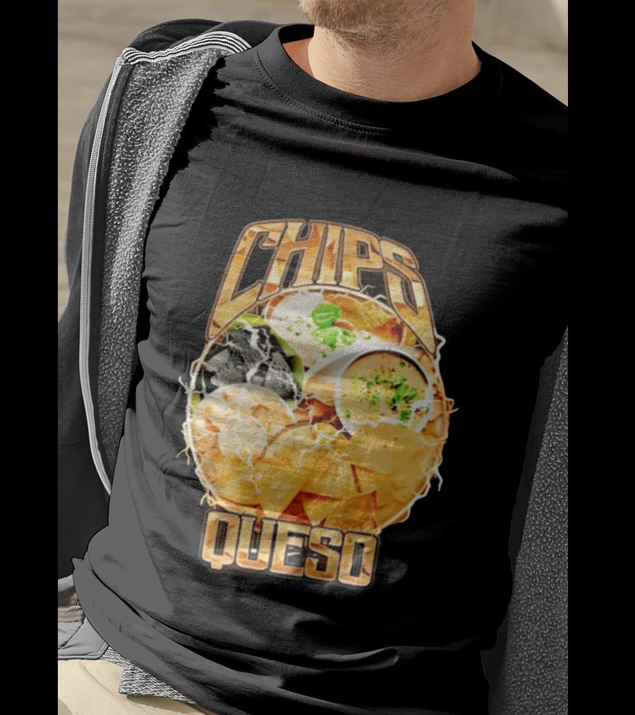 Chips Queso Lightning Bold Flavor Snack Experience T-Shirt