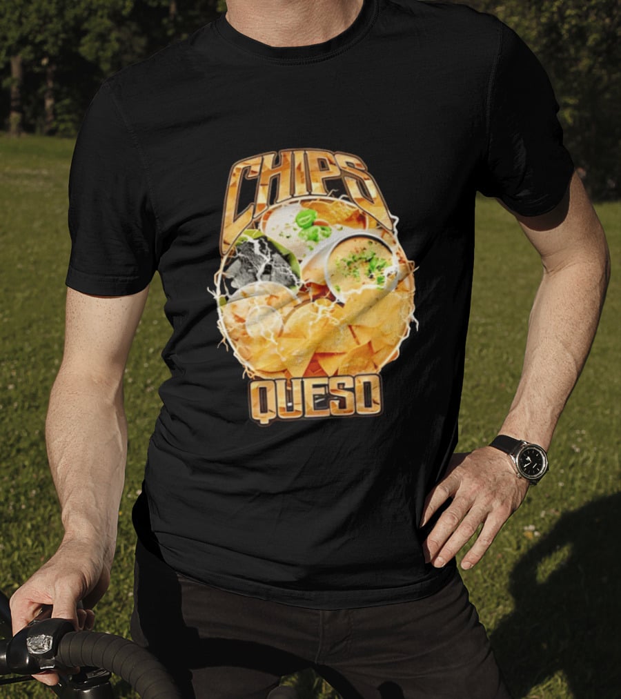 Chips Queso Lightning Bold Flavor Snack Experience T-Shirt