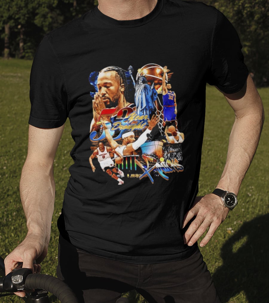 Jalen Brunson Josh Hart 53 Year Drought New York Knicks Basketball Legends T-Shirt