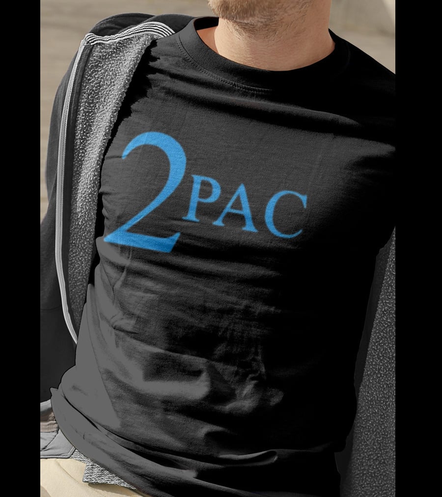Janet Jackson 2Pac Blue T-Shirt