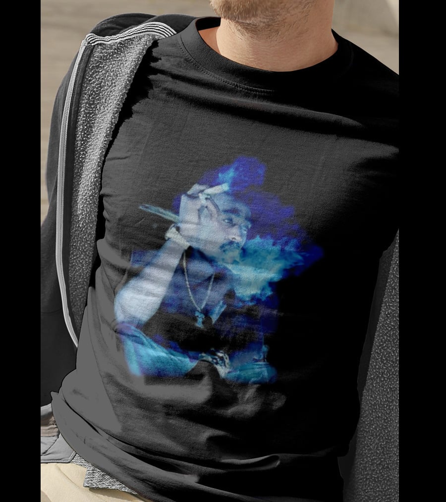 Janet Jackson Thug Life Smoking 2Pac T-Shirt