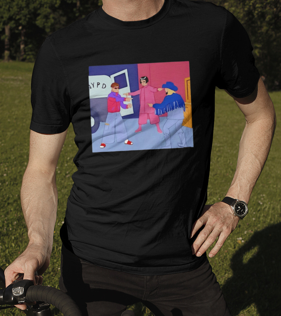 Oliver Tree NYPD Spider Man Pointing Meme T-Shirt