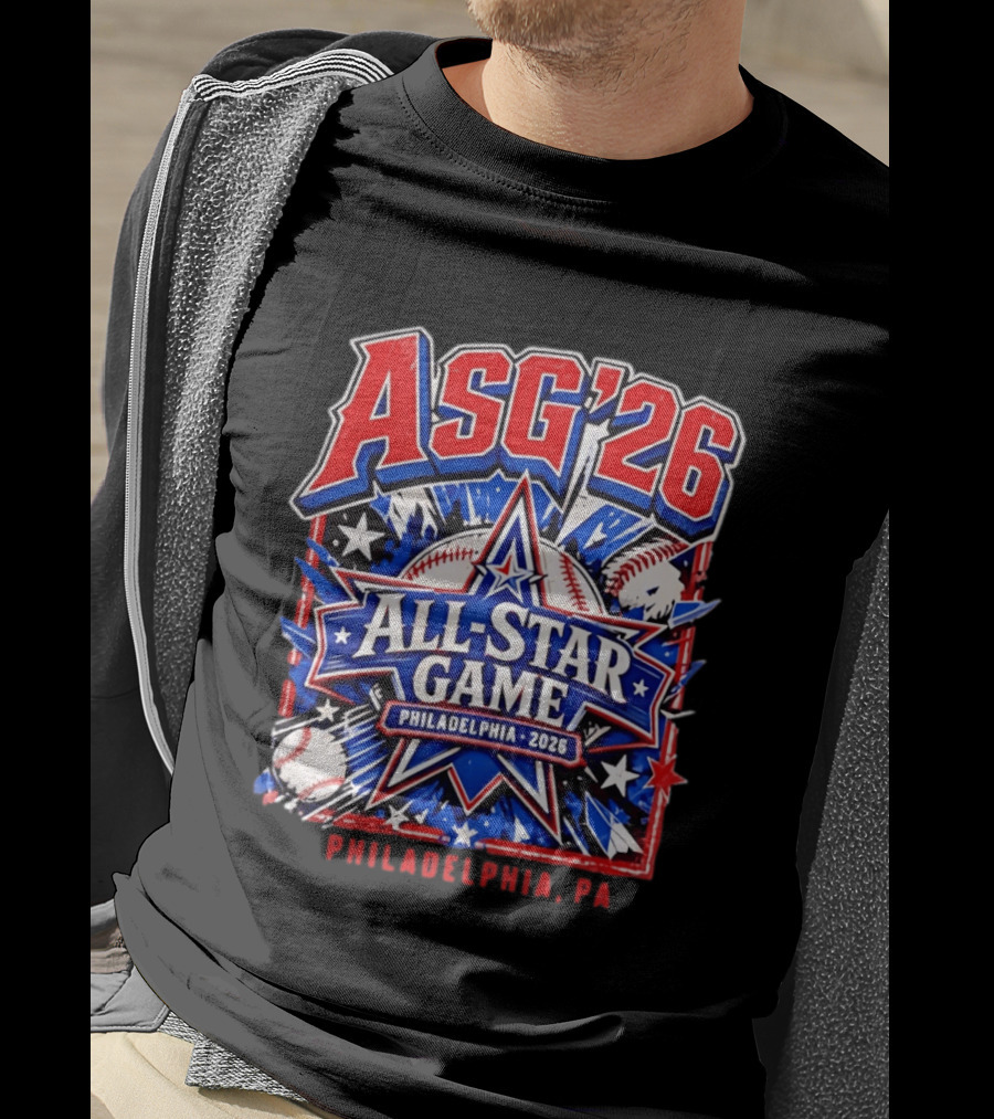 Philadelphia Phillies ASG '26 All Star Game Philadelphia PA Baseball T-Shirt