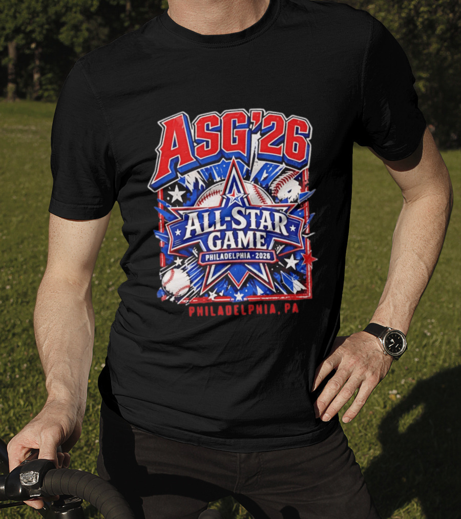 Philadelphia Phillies ASG '26 All Star Game Philadelphia PA Baseball T-Shirt