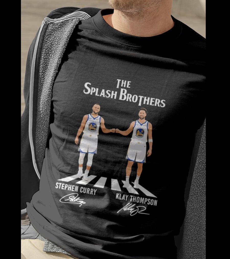 The Golden State Warriors The Splash Brothers Abbey Road T-Shirt
