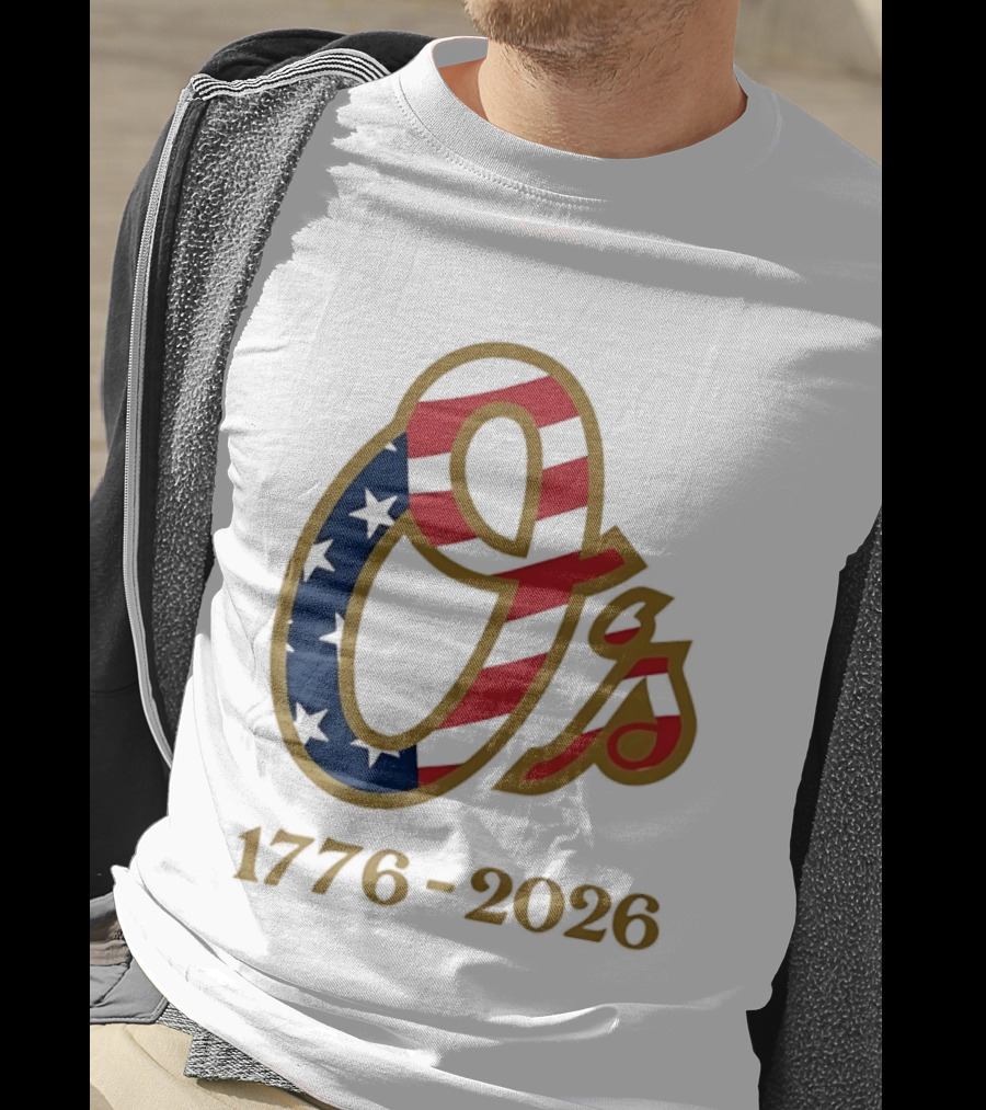 Baltimore Orioles MLB 1776 2026 250th Anniversary Fourth Of July Celebration T-Shirt