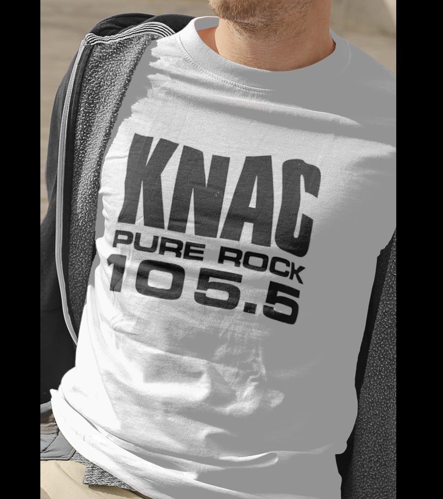KNAC Pure Rock 105.5 Radio Station Classic Rock Fans T-Shirt