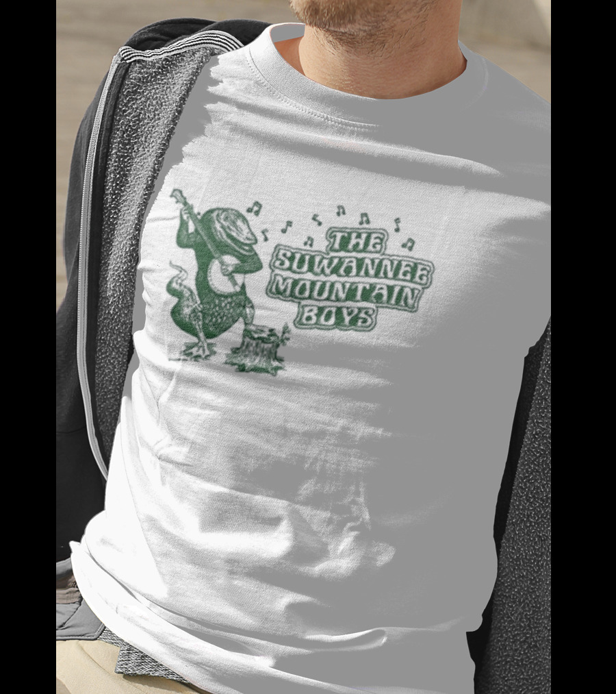 The Suwannee Mountain Boys Gator Banjo Fun T-Shirt