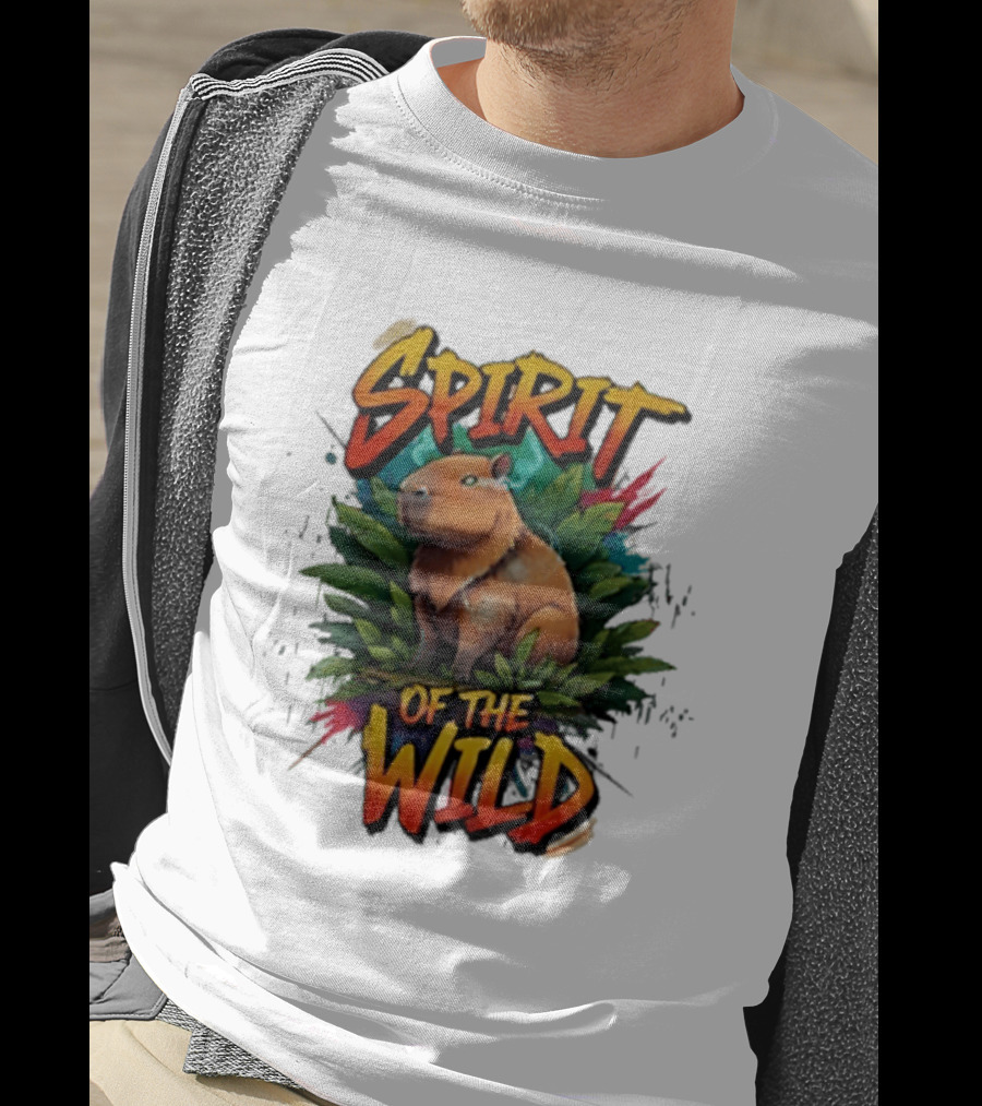 Spirit Of The Wild Capybara Nature Adventure T-Shirt