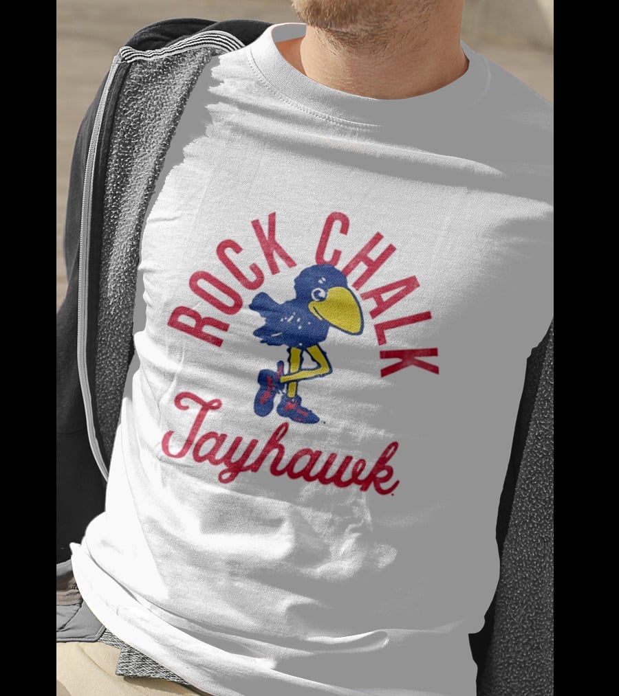 Rock Chalk Jayhawk Kansas Jayhawks Vintage Team Spirit T-Shirt