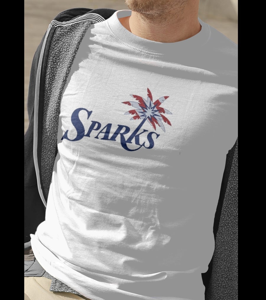 Los Angeles Sparks Stars Stripes Palm Tree Flag T-Shirt