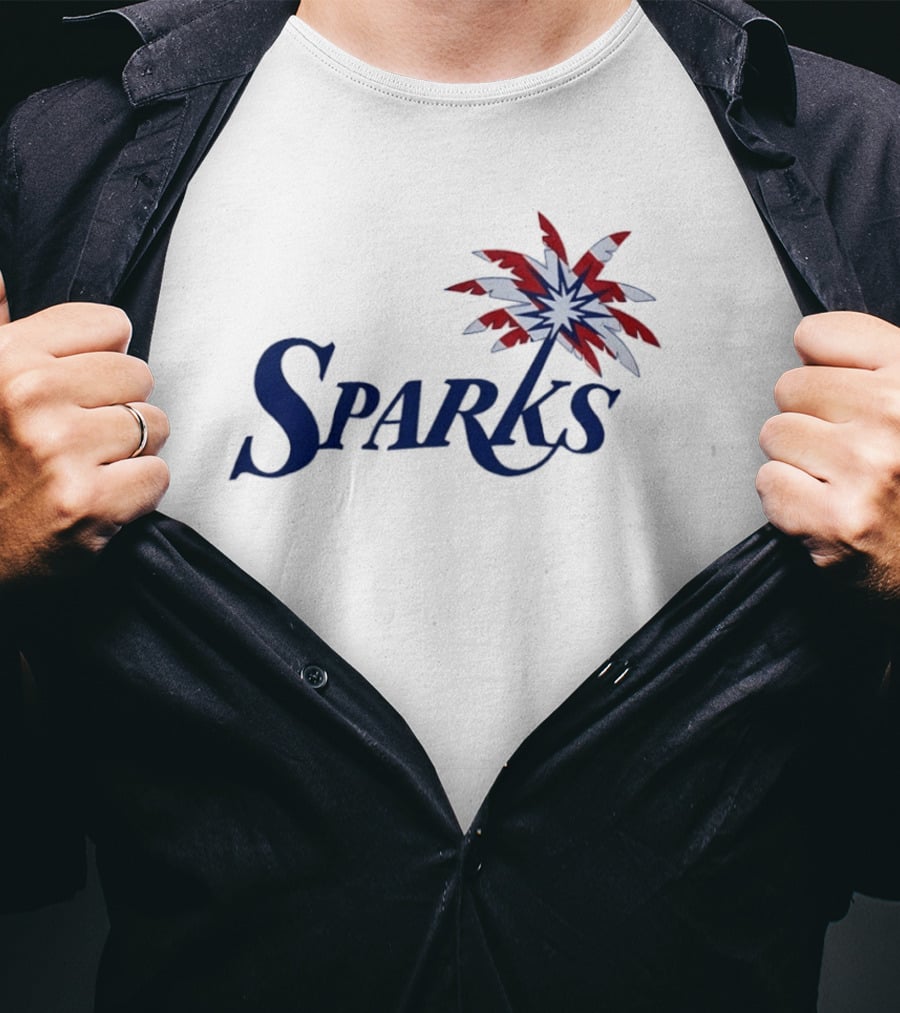 Los Angeles Sparks Stars Stripes Palm Tree Flag T-Shirt