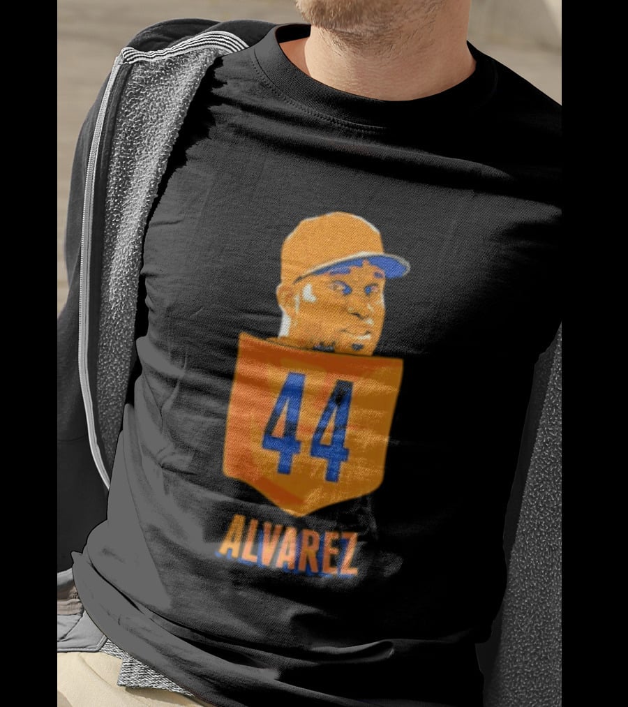 Yordan Alvarez 44 Houston Astros Baseball MLB Pocket Player T-Shirt